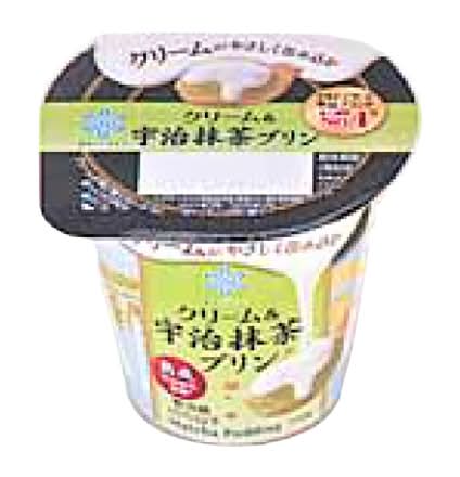 13_メグ　クリーム＆宇治抹茶プリン（110g）