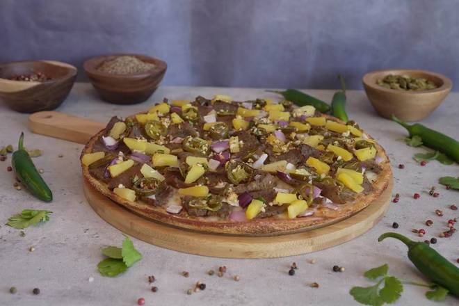 Halal Spicy Lamb Kabob Pizzatwist
