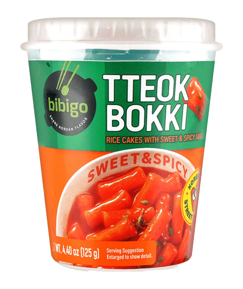 bibigo Tteokbokki Cup, Sweet-Spicy (4.4 oz)