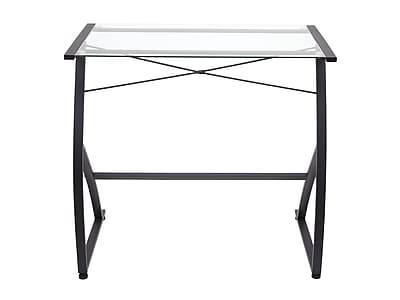 Staples Glass Computer Desk