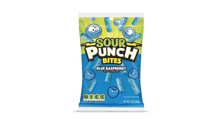 Sour Punch Sweet Blue Raspberry Flavor Chewy Candy