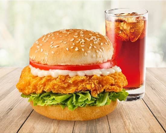 【套餐】嫩脆雞胸堡｜Crispy Chicken Fillet Burger