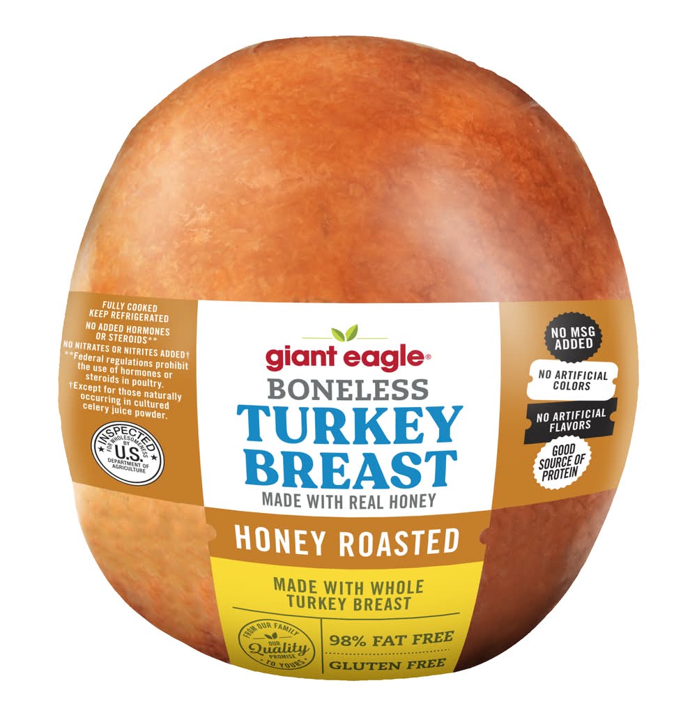 Giant Eagle Turkey Breast, Honey Roasted