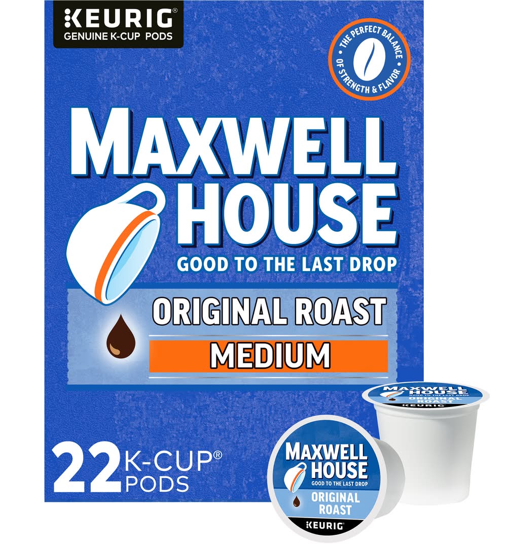 Maxwell House Medium Original Roast Coffee (7.6 oz, 22 ct)
