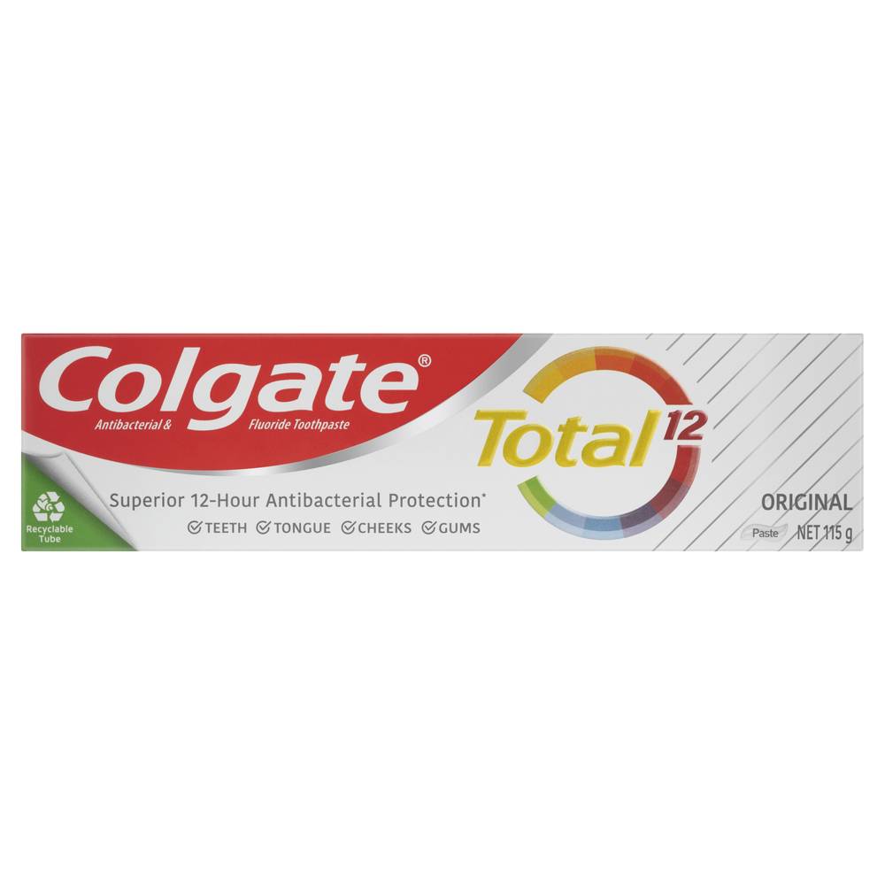 Colgate Total Original Antibacterial Toothpaste (115g)