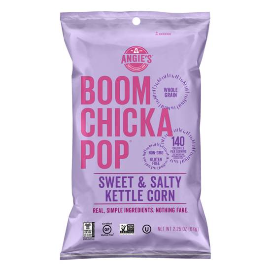 Angie's BOOMCHICKAPOP Sweet & Salty Kettle Corn Popcorn 2.25oz