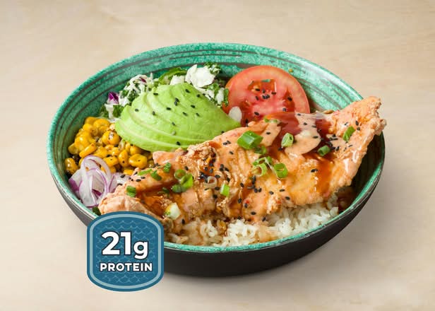ISLAND TERIYAKI FRIED WILD ROCKFISH BOWL