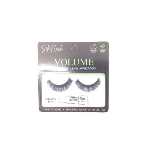 Select Lash Volume S66 Black Eyelashes & Glue (0.4 oz)