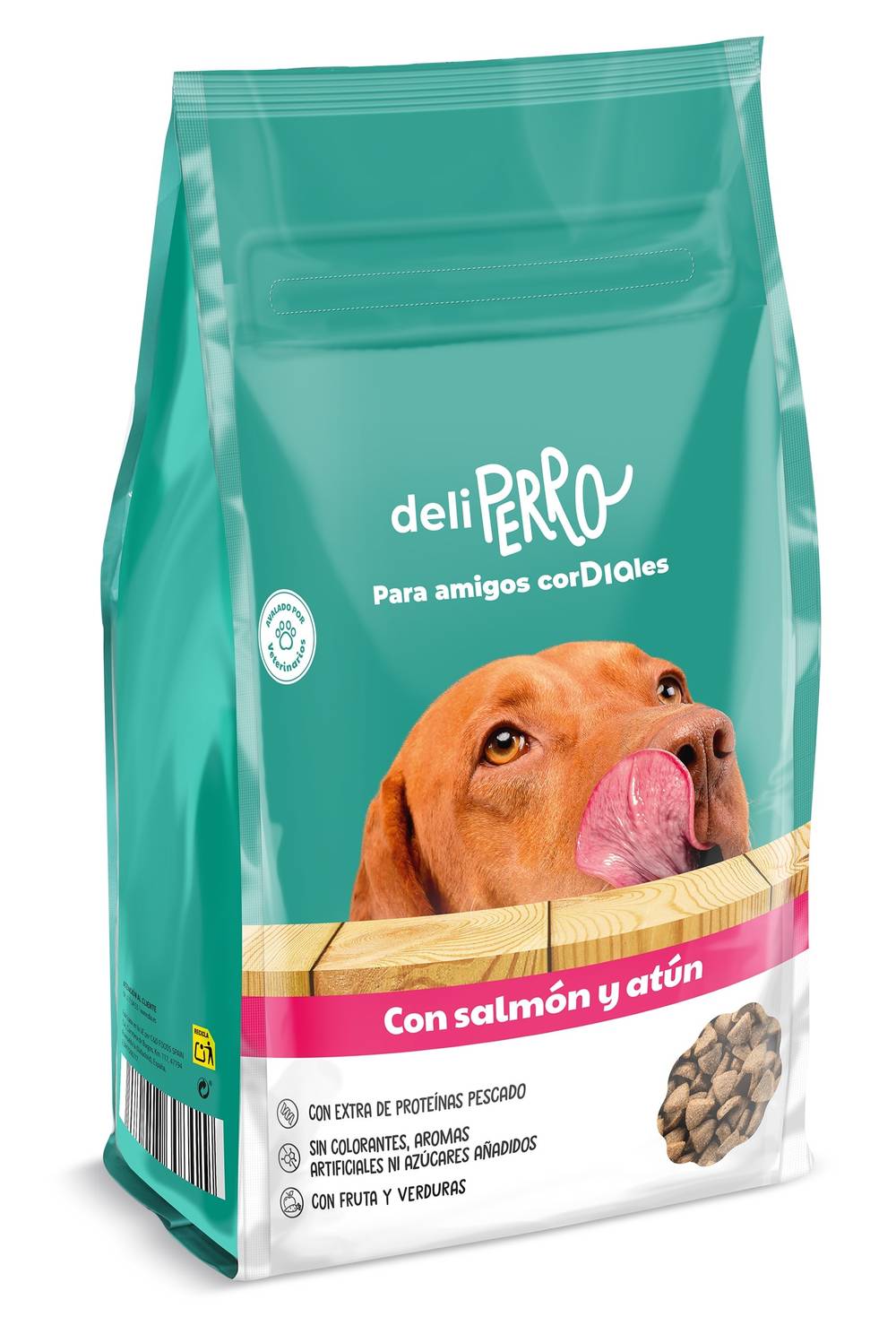 Alimento Para Perros Con Salmón Y Atún Deliperro De Dia Bolsa 3 Kg