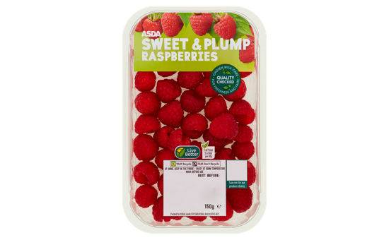 ASDA Growers Selections Raspberries 150g