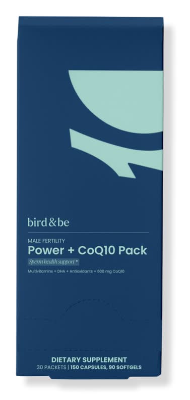 Bird&Be Male Fertility Power + CoQ10 Pack 30 ct