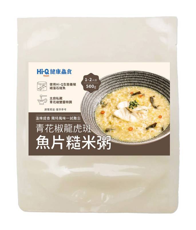 Hi-Q健康鱻食-青花椒龍虎斑魚片糙米粥(500g/包)