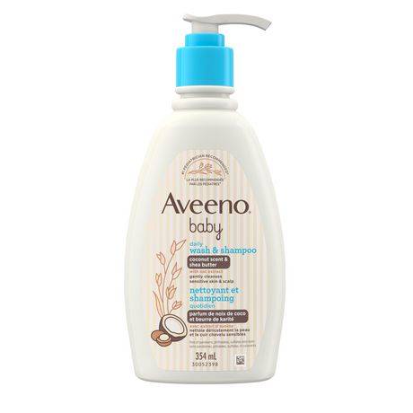 Aveeno Baby Daily Moisturizing Wash & Shampoo (354 ml)