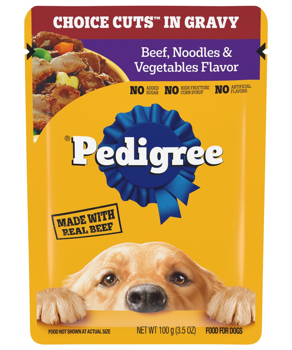Pedigree Choice Cuts in Gravy Adult Soft Wet Dog Food Pouch (3.5 oz)