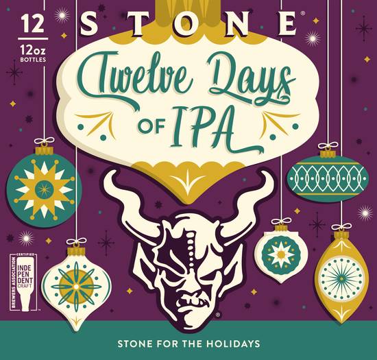 Stone For the Holidays Twelve Days Of Ipa Beer (12 ct, 12 oz)