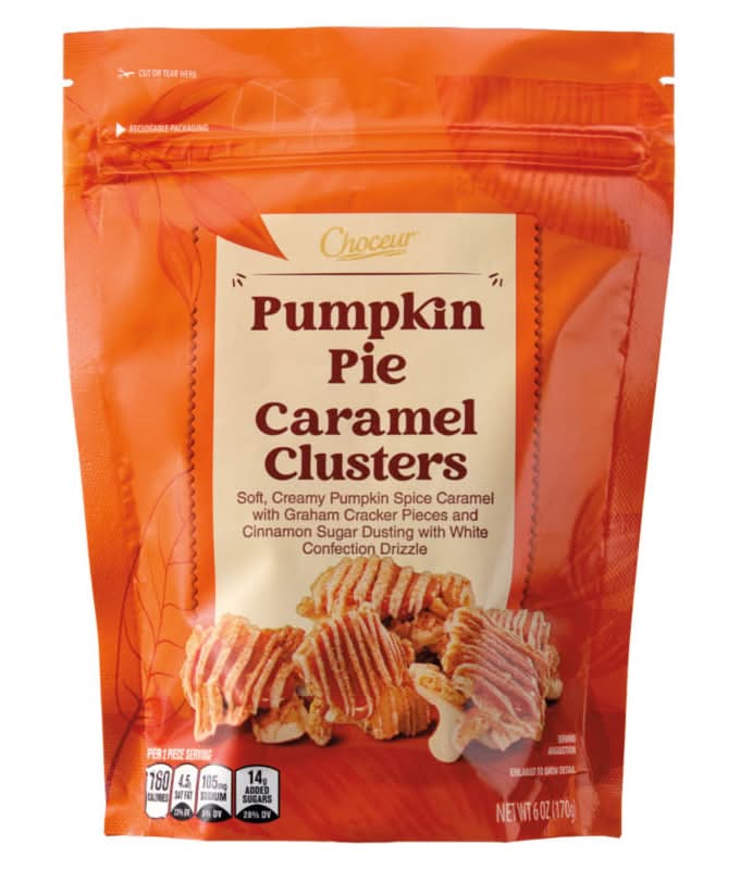 Choceur Pumpkin Pie Clusters, Caramel (6 oz)