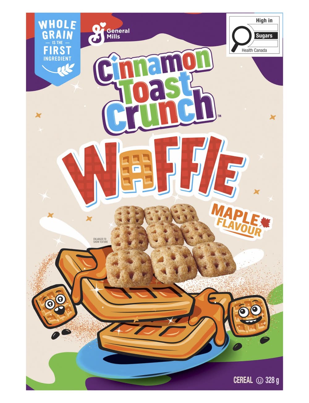 Cinnamon Toast Crunch Waffle Cereal, Maple (328 g)