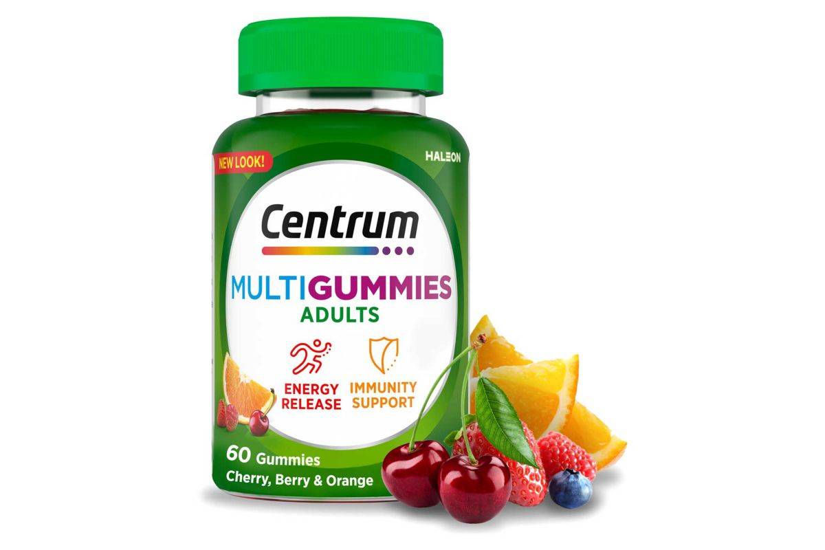 Centrum MultiGummies Multivitamins Mixed Fruit - 60 Gummies