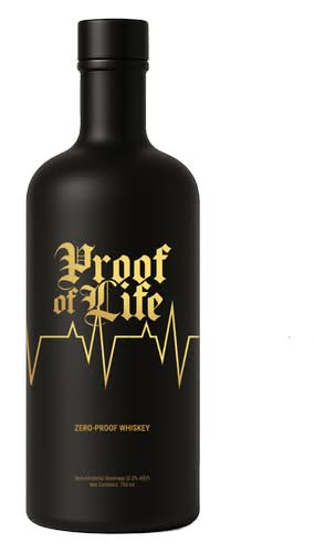 Proof of Life Non-Alcoholic Zero Proof Whiskey (750 ml)