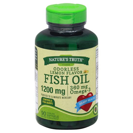Nature's Truth Fish Oil 1200 mg & Omega-3 360 mg (90 softgels)
