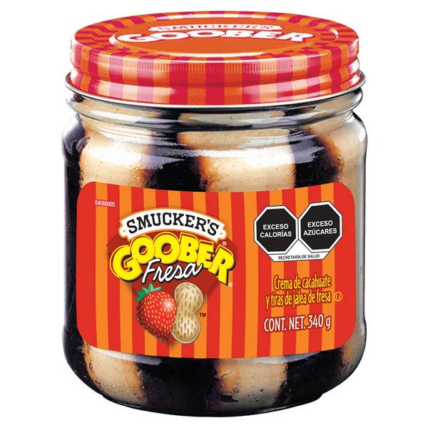 Smucker's · Crema de cacahuate goober con jalea de fresa (340 g)