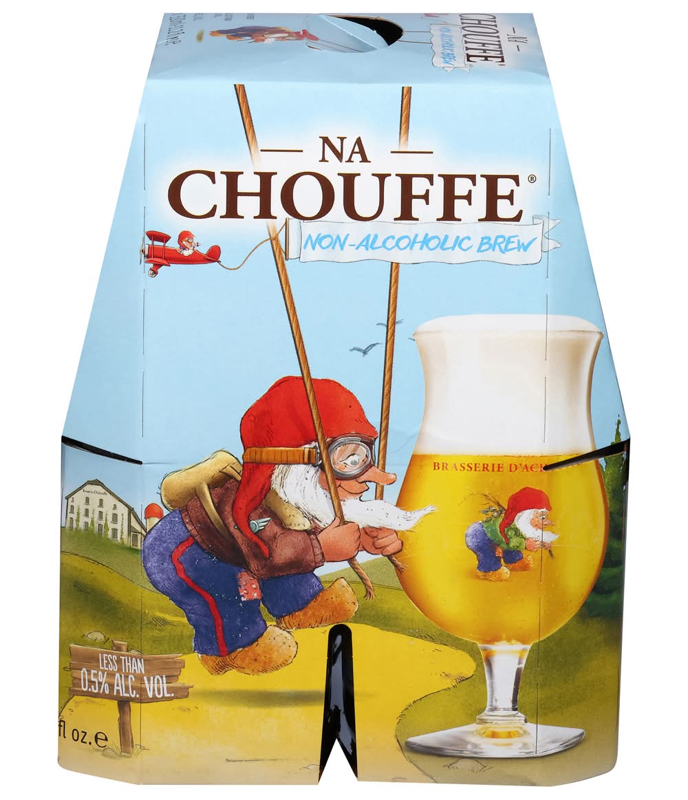 Chouffe Non-Alcoholic Belgian Blonde Ale Beer (4 x 11.2 fl oz)