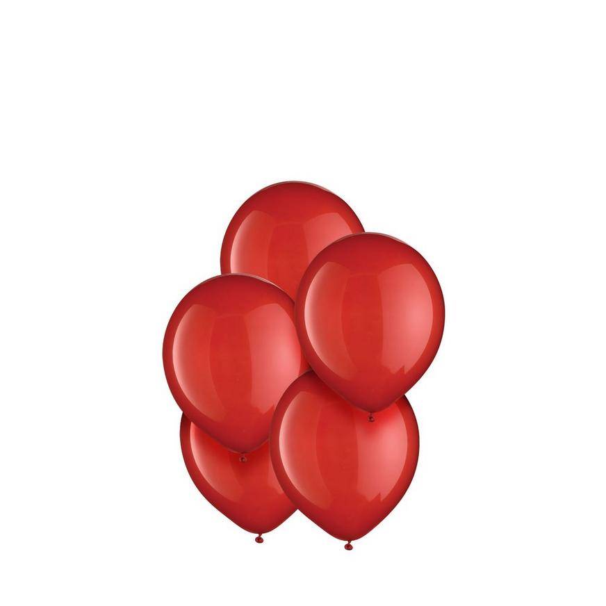 Uninflated 50ct, 5in, Red Mini Balloons