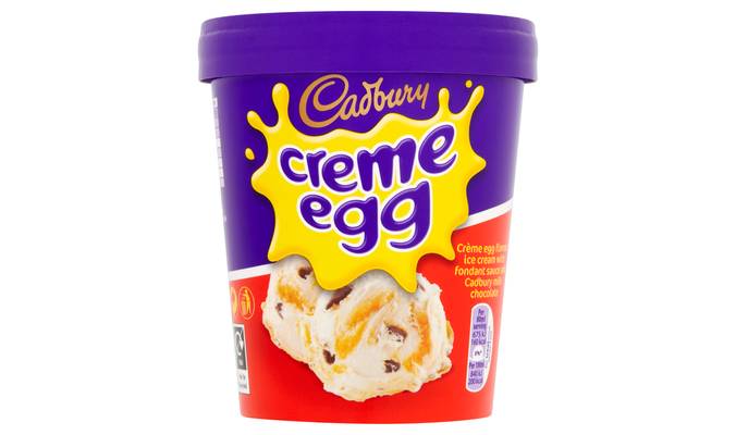 Cadbury s Creme Egg Ice Cream Tub 480ML