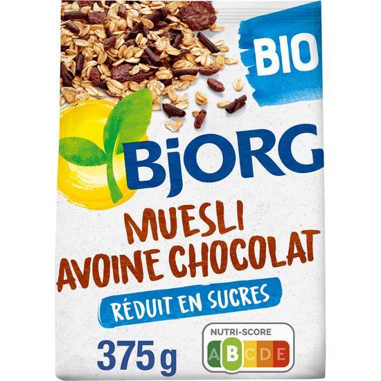 Bjorg - Muesli avoine bio, chocolat (375g)