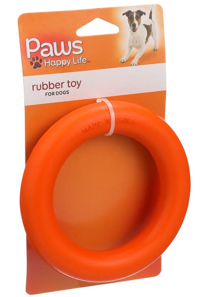 Paws Happy Life Rubber Toy For Dogs