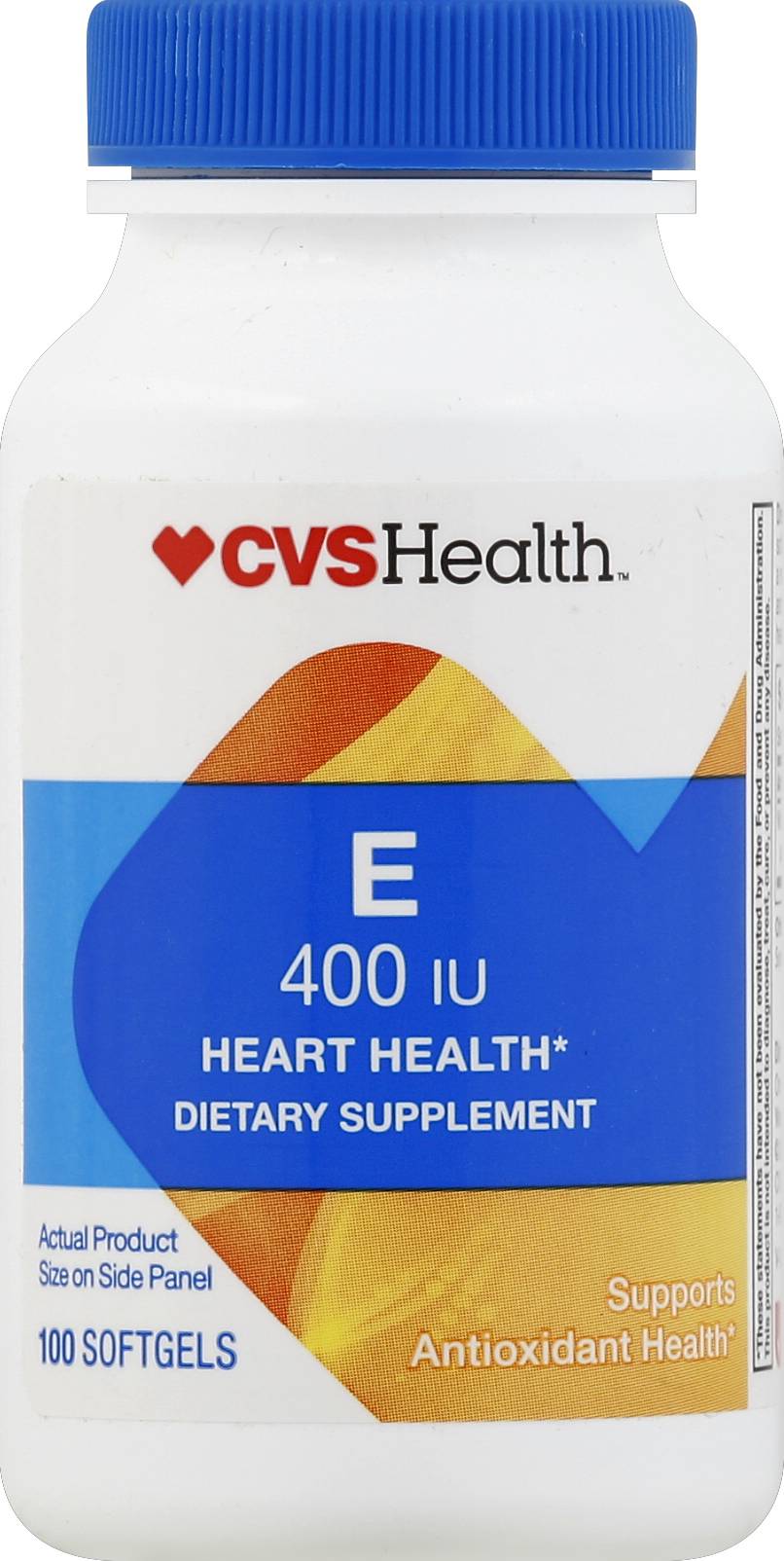 CVS Health Vitamin E 400 Iu Heart Health Softgels (100 ct)