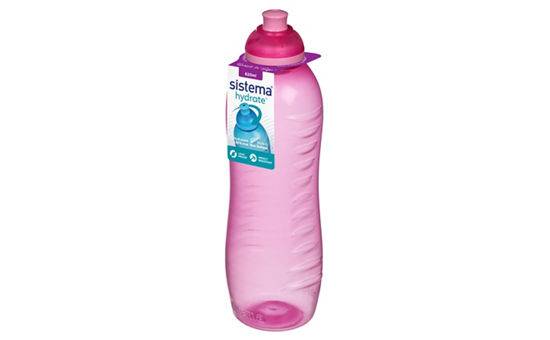 Sistema Pink Twist and Sip Bottle 620ml