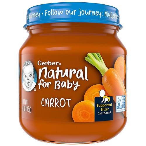 Gerber 1st Foods Natural Baby Food Carrot - 4.0 oz