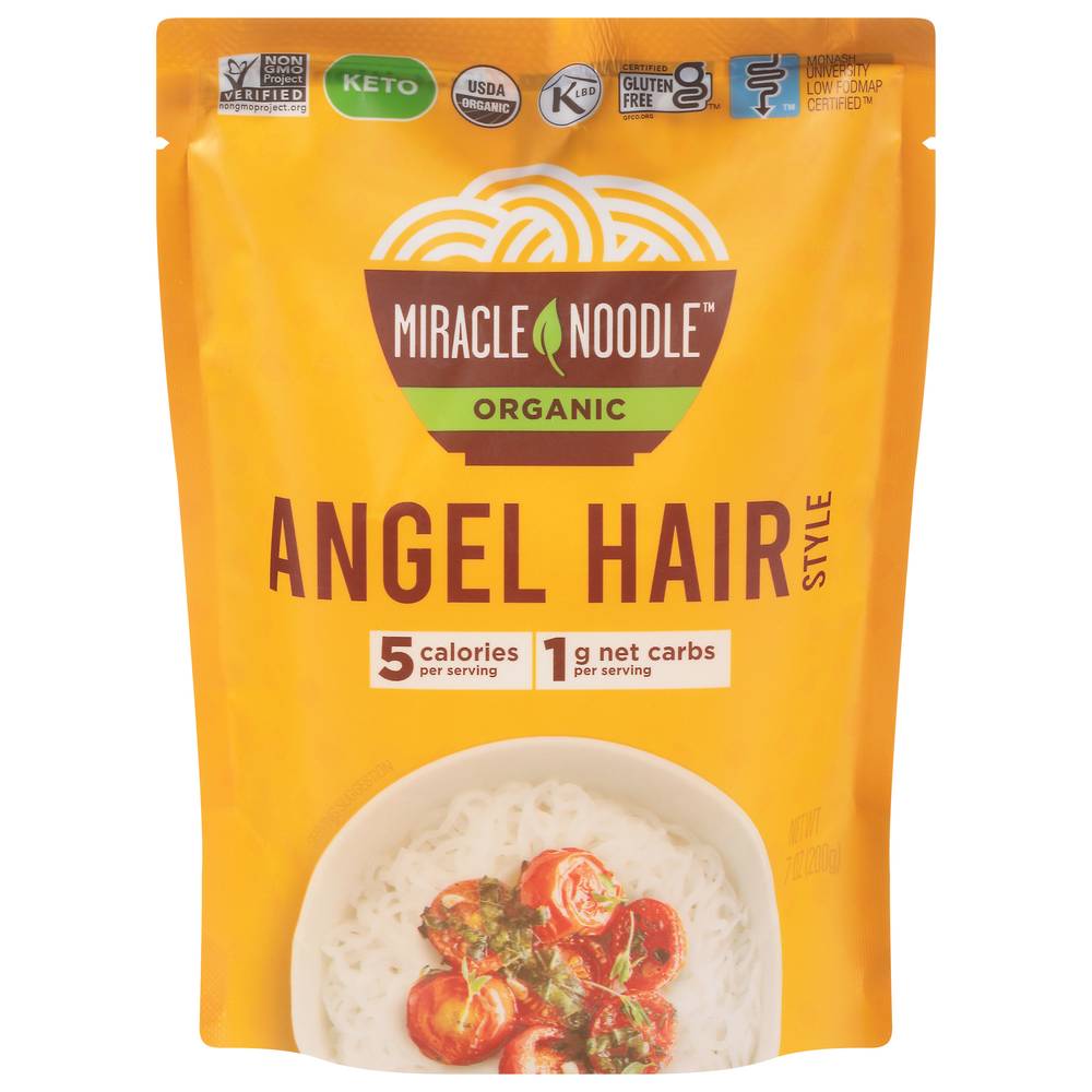 Miracle Noodle Organic Ready-To-Eat Angel Hair Style Noodle (7 oz)