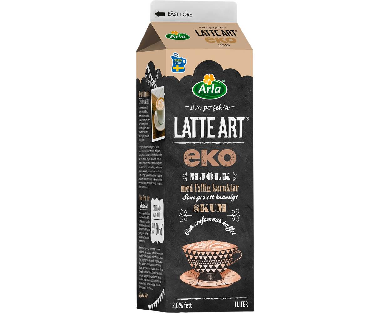 ARL LATTE ART EKO 1L 2,6%