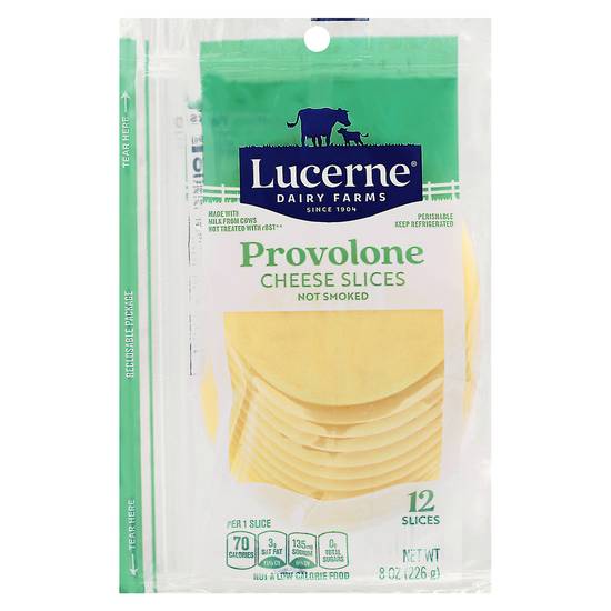 Lucerne Provolone Cheese Slices (8 oz)