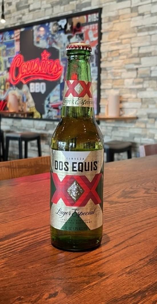 Dos Equis Lager, 12 oz bottle beer (4.2% ABV)