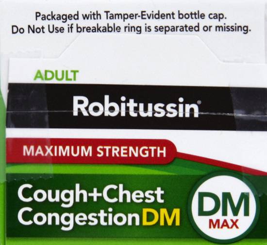 Robitussin Maximum Strength Adult Cough + Chest Congestion Dm