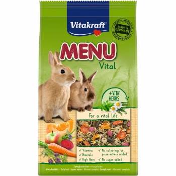 Comida para conejos enanos Menú Aroma Vitakraft  3Kg.