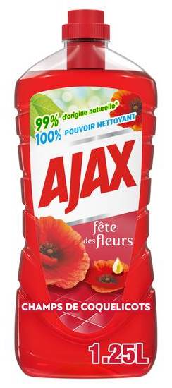 Ajax nettoyant ménager sol & multi surfaces fête des fleurs