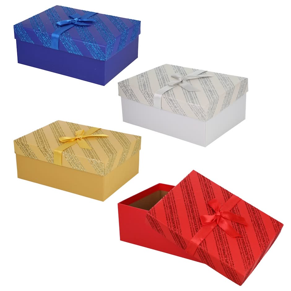 Glitter Gift Box, 1-ct.