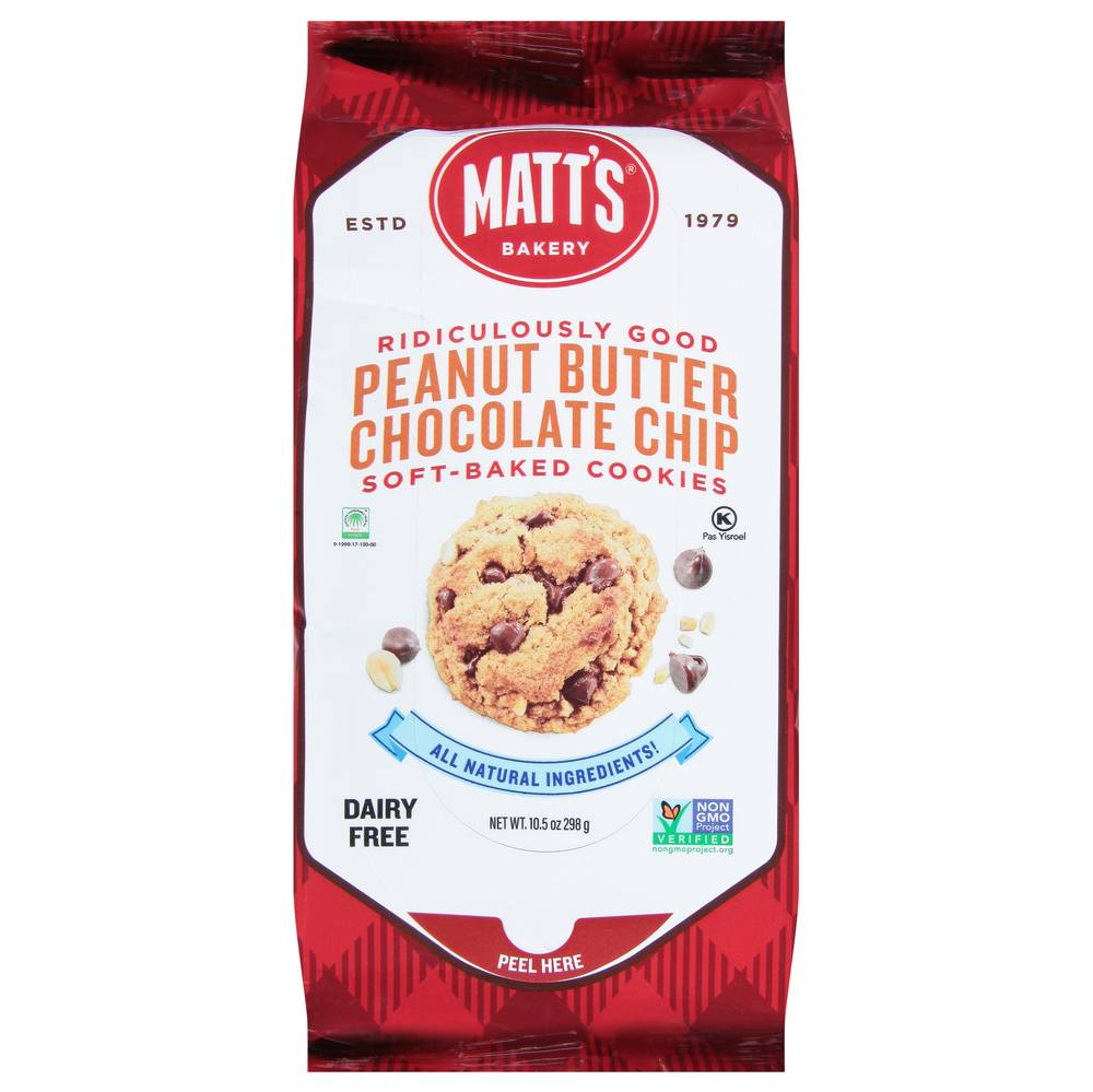 Matt's Bakery Peanut Butter Chocolate Chip Cookies (10.5 oz)