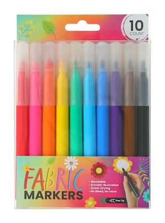 Fabric Markers 10-Pack