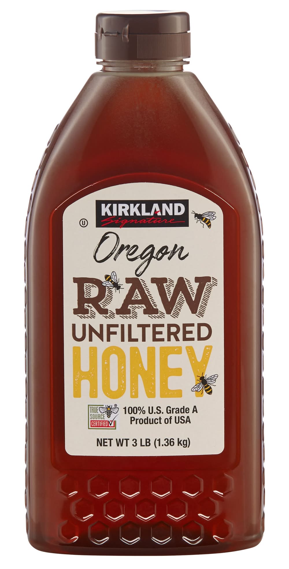 Kirkland Signature Oregon Raw Unfiltered Honey, 3 lbs