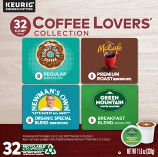 Keurig Coffee Lovers' Collection, Keurig Single Serve K-Cup, 32 Count