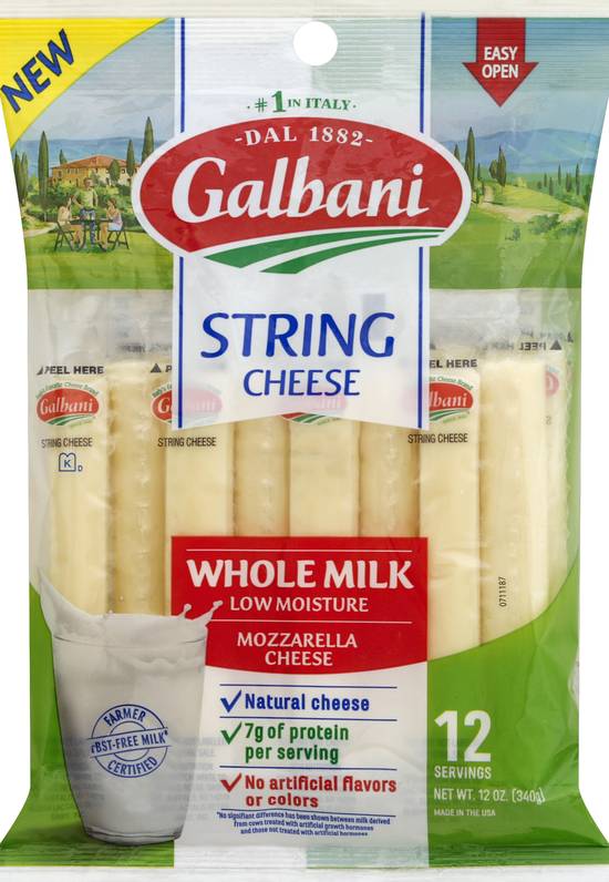 Galbani Whole Milk Mozzarella String Cheese
