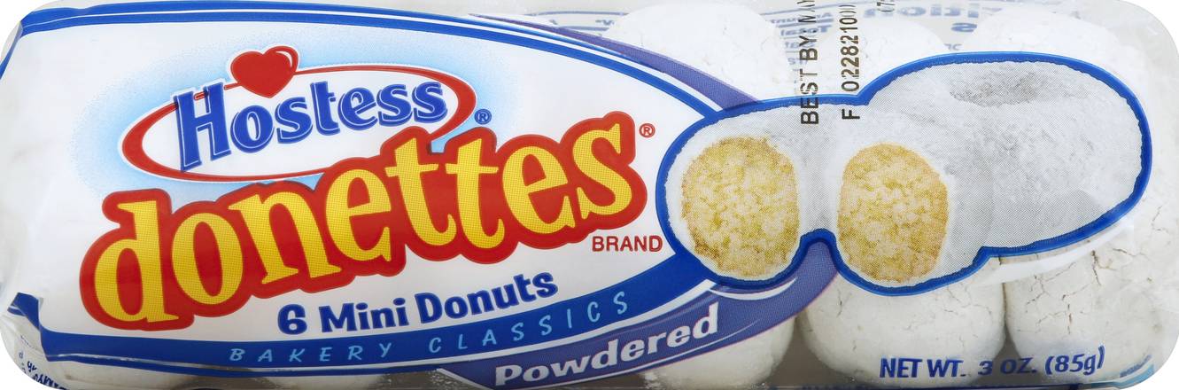 Hostess Donettes Powdered Mini Donuts (6 ct)