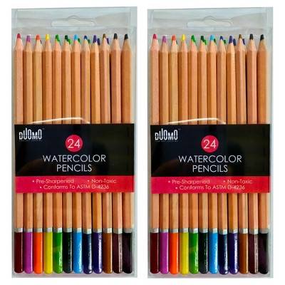 Duomo Editores Fine Arts: Premium 48 Piece Watercolor Pencils Kit