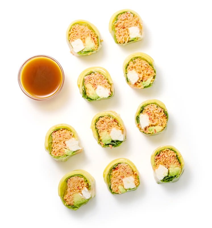 Spicy Mango Salad Wrap