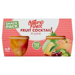 Nature's Finest Fruit Cocktail in Juice 4 x 120g (480g)